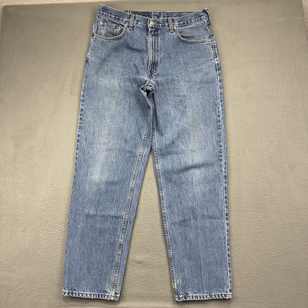 Vintage Levi's Jeans 550 Mens 36X32 Relaxed Fit Tapered Leg Canada Made Denim